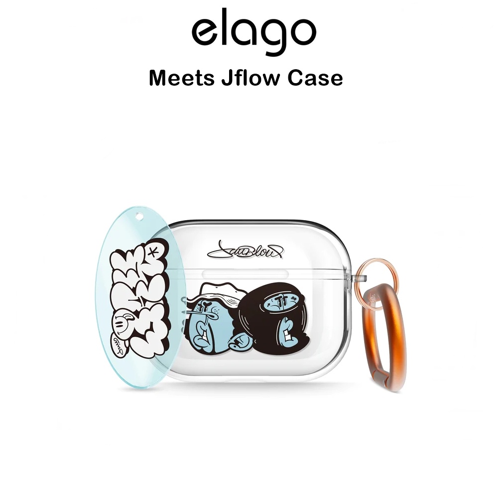 Elago Meets Jflow Case เคสกันกระแทกใสเกรดพรีเมี่ยมจากอเมริกา เคสสำหรับ AirPods Pro (ของแท้100%)