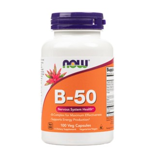 NOW Foods, B-50, 100 Veg Capsules/250 Veg Capsules