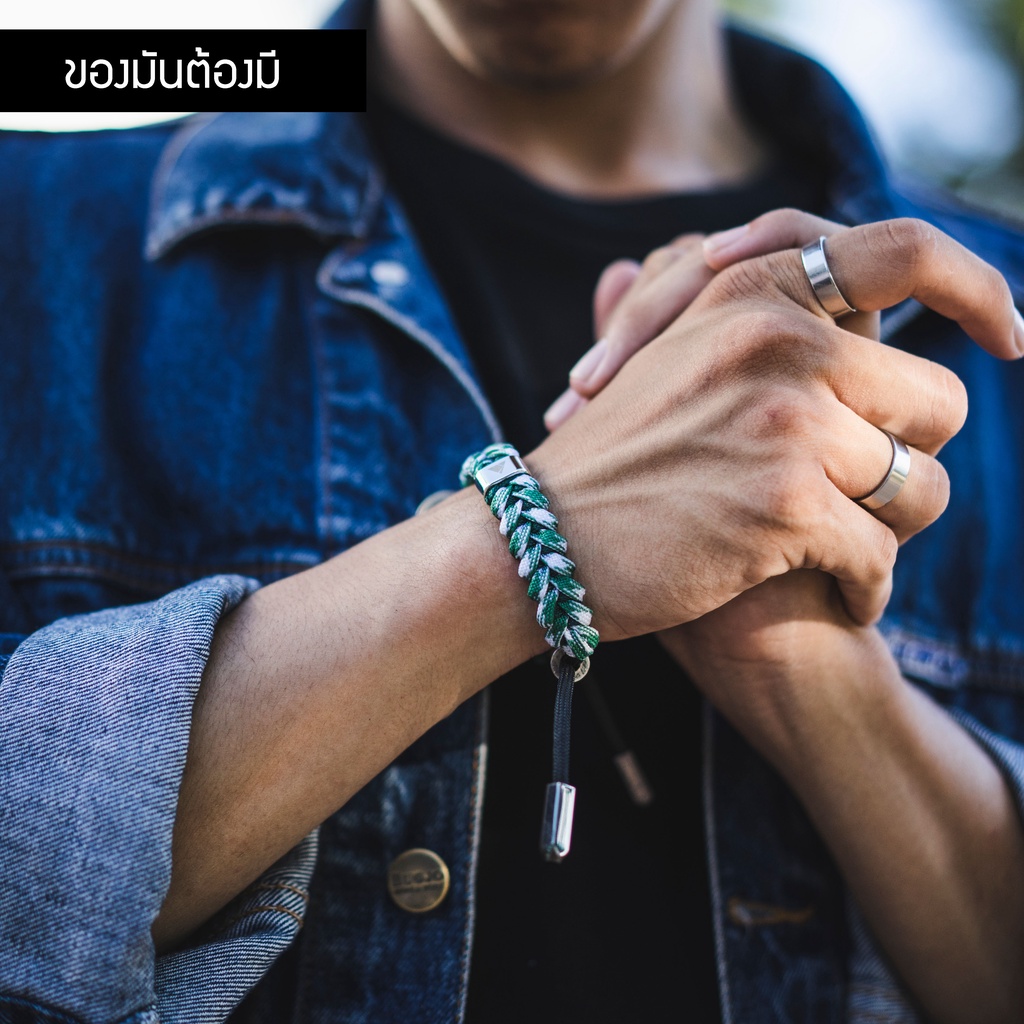 กำไลข้อมือ เชือกถัก PARACORD SHARK JAW CordPlay รูปที่ 5