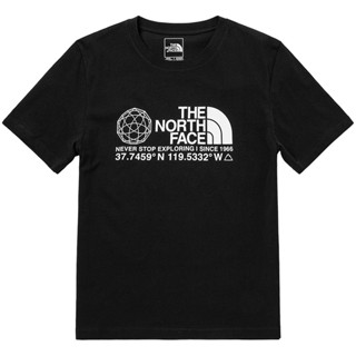 เสื้อยืดครอป [Classic] เสื้อยืดแขนสั้น พิมพ์ลาย TheNorthFace North สวมใส่สบาย ใช้งานกลางแจ้ง สําหรับคู่รัก