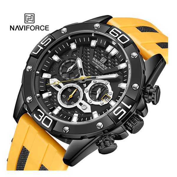 [ครบสีเครื่องแท้] ประกัน 1 ปี นาฬิกาแฟชั่นผู้ชาย Naviforce รุ่น NF8019