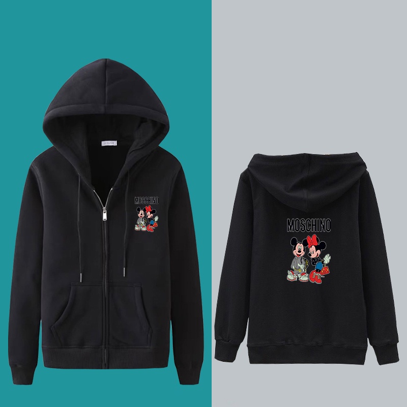 ZIP-334+01 ** เสี้อฮู้ดมีซิปหน้า งานสกรีนพิมร์ลาย เนื้อผ้าสำลี ใส่ได้ทั้งหญิงและชาย 5สี 5 ไซส์ไห้เหลือก****
