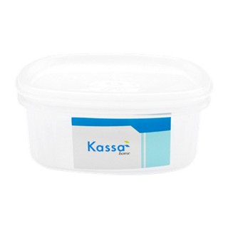 Therichbuyer กล่องอาหารทรงเหลี่ยม KASSA HOME รุ่น FSX-0904-TPX ขนาด 700 มล. สีขาว