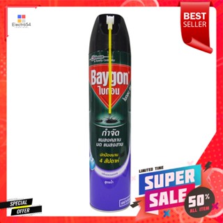 สเปรย์กำจัดมดแมลงสาบ BAYGON LAVENDER 600 มล.ANT AND COCKROACH KILLER SPRAY BAYGON LAVENDER 600ML