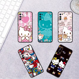 Te16 เคสโทรศัพท์มือถือ แบบนิ่ม ลายคิตตี้ สําหรับ OPPO F9 F11 F17 F19 Pro Plus A7X A3S A5 A9 A74