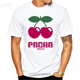 เสื้อแฟชั่นผญ sexy - เสื้อยืดคอตตอน Pacha Ibiza House คูลแดนซ์สเปซ พริวิเลจ ไวท์ ไอส์แลนด์ B502 เสื