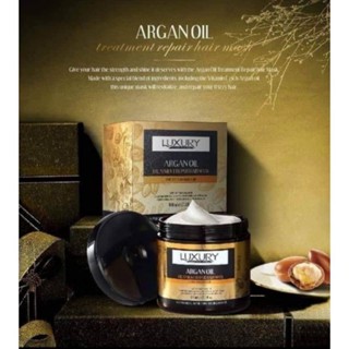 ทรีท​เม้นท์​ ลัคซ์ชัวรี่ อาร์แกนออยล์ รีแพร์ แฮร์ มาส์ค luxury argan Oil Treatment Hair Repair Mask​ 800ml.