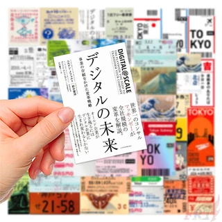 ❉ Japanese Customs & Culture Art Series 04 Tokyo Travel Stamps Stickers ❉ 60Pcs/Set Fashion DIY Waterproof Decals Doodle Stickers