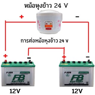 ⚡️หม้อหุงข้าวระบบโซล่าเซลล์ คีบแบตเตอรี่⚡️ DC24V. (เมนูและคู่มือการใช้งานภาษาไทย)