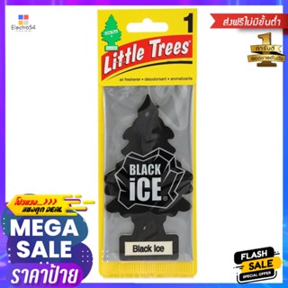 แผ่นหอมปรับอากาศรถยนต์ LITTLE TREES 0.21g BLACK ICEAIR FRESHENER PAD CAR LITTLE TREES 0.21g BLACK ICE