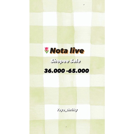LIVE SHOPPING NOTE 36,000-5,000