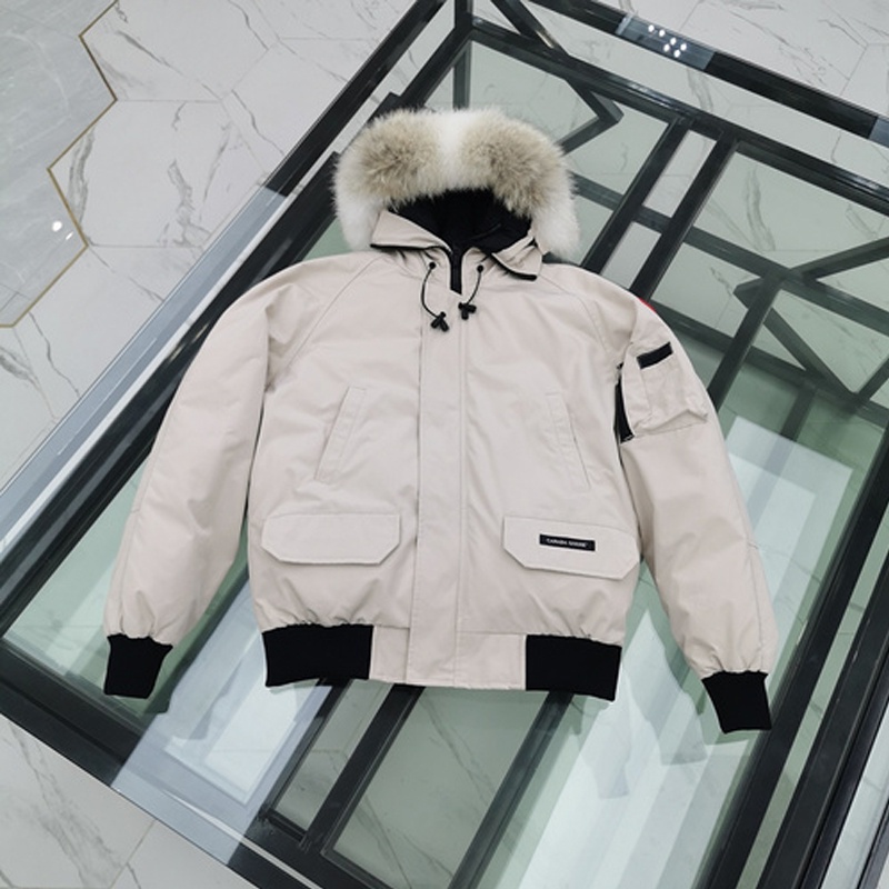 Classic Fashion Real Coyote Fur Winter Mens Canadian  Goose Down Jacket Outdoor Coat Wnd Waterproof #4