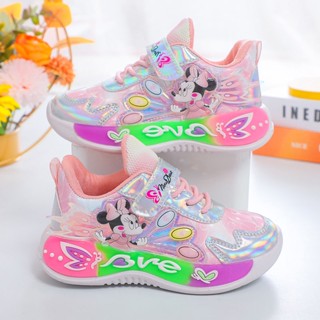 ☎♕รองเท้าเด็กสไตล์ใหม่เจ้าหญิงมิกกี้เม้าส์รองเท้าเด็กแฟชั่นรองเท้าเด็ก