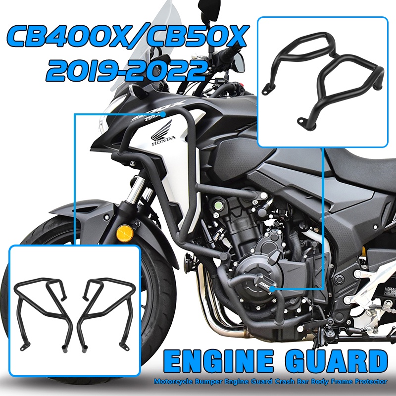 MKLIGHTECH For HONDA CB400X 21-22 CB500X 19-22 Motorcycle Bumper Engine Guard Crash Bar Body Frame Protector CB 400X 500