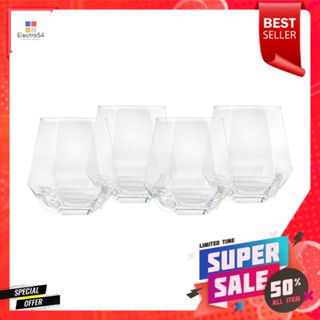 แก้วน้ำ 310ml KECH ANGLE แพ็ก 4 ใบTUMBLER 310ML KECH ANGLE 4PCS