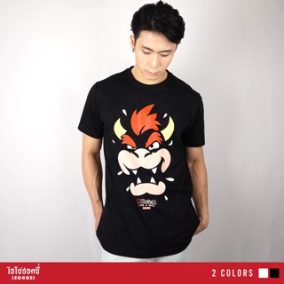 เสื้อยืดคอกลมUnisex T-Shirt เสื้อยืดคอกลม แขนสั้น เสื้อยืดพิมพ์ลาย Bowser ใส่ได้ทั้งผู้หญิง-ผู้ชาย/ รุ่น IA-132