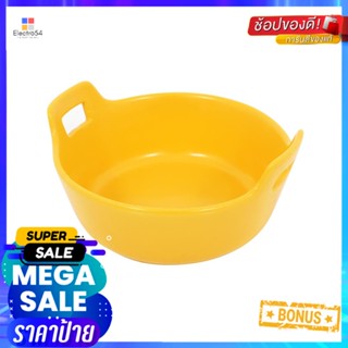 ชาม KECH PORCELAIN 2 หู 6.5 นิ้ว SOLID YELLOWPORCELAIN BOWL WITH 2 HANDLES KECH 6.5IN SOLID YELLOW