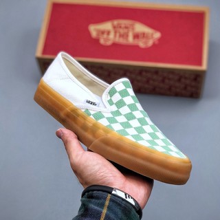 Vans Checkerboard รองเท้าออกซฟอร์ด พื้นยาง ไซซ์ 36-44