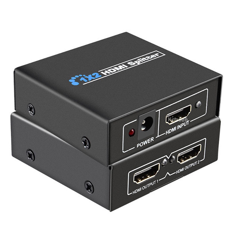 Hdmi Splitter 1 ใน 2 Out HDMI Splitter 1 ถึง 2 HDMI Video จําหน่าย 1x2 สําหรับ PS4 แล็ปท็อปโปรเจคเตอร์
