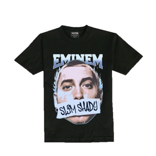 เสื้อยืดสําหรับผู้ชาย✴เสื้อยืด M.Eminem (Past N Future) /NEVERDYING - เสื้อเชิ้ตวินเทจ EMINEM/ QeZ