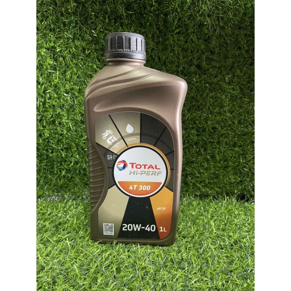 น้ำมันเครื่อง TOTAL Hi-PERF 4T 300 SAE 40 ขนาด 1.L สำหรับมอเตอร์ไซค์