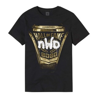 เสื้อยืดสีขาวผู้หญิง เสื้อยืดผู้หญิง เสื้อยืด DIY WWE 2022 ใหม่ nWo "หอเกียรติยศ 2020 แหวน" AHr Tee