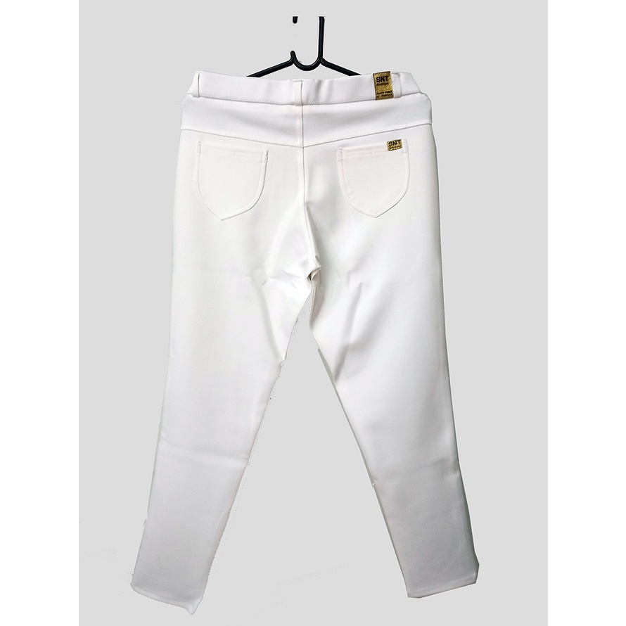 [รบกวนสอบถามแม่ค้าก่อนซื้อค่ะ]  📢📢 กางเกงขายาว สีขาว SNT 🌼🌼  🌼🌼