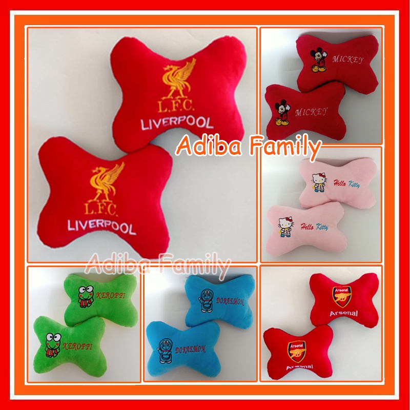 1 ชิ้นหรือ 2 ชิ้น CARACTER รถ PILLOWS - CHARACTER HEADREST PILLOWS - คอ PILLOWS