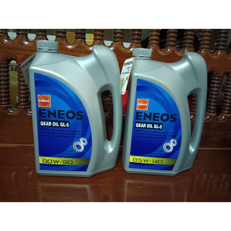 น้ำมันเกียร์และเฟืองท้าย ENEOS เอเนออส GEAR OIL GL-5 SAE 80W-90, SAE 85W-140 บรรจุ 4 ลิตร