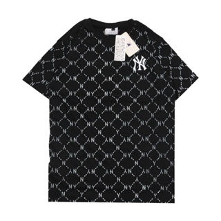 เสื้อยืดลําลอง MLB NY FULLPRINT คุณภาพดี สําหรับผู้ชาย และผู้หญิง