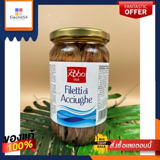 โรโบ ปลาแอนโชวีในน้ำมันทานตะวัน 680 กรัม/Robo Fish Anchovy in Sunflower Oil 680 gramsRobo Anchovy in Sunflower Oil 680 g