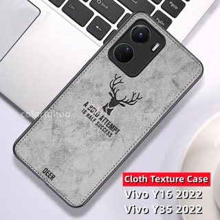 เคสโทรศัพท์มือถือแบบนิ่ม กันกระแทก ลายกวาง สําหรับ Vivo Y16 Y 16 Y35 Y22 Y22s V25 V25e 5G