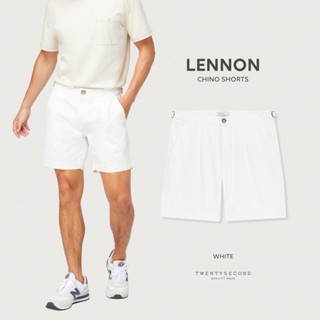 TWENTYSECOND กางเกงขาสั้น รุ่น Lennon chino shorts - สีขาว / White