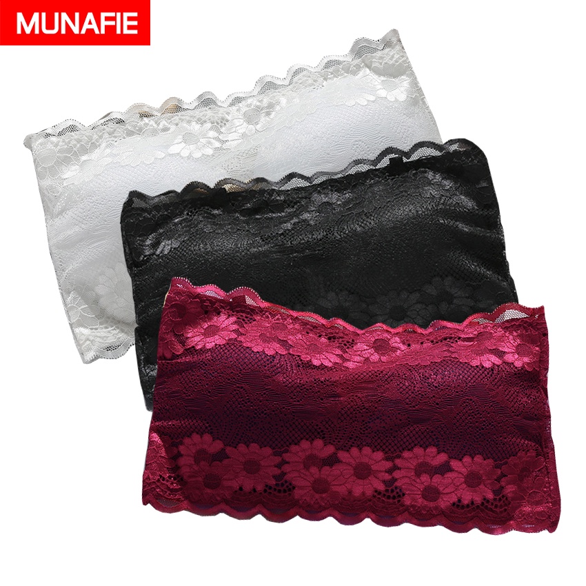 MUNAFIE เสื้อเกาะอก เกาะอก สปอร์ตบรา ชุดชั้นใน No.T134