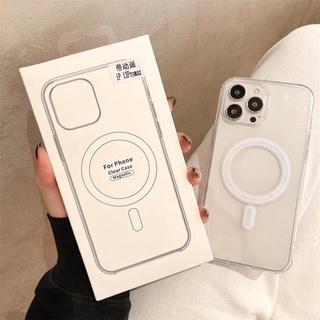 ◘☃Magnetic Case แม่เหล็ก เคสกันกระแทก Compatible for iPhone 14 pro max 13 12 11 Pro Max Mini x xr xs 8 plus