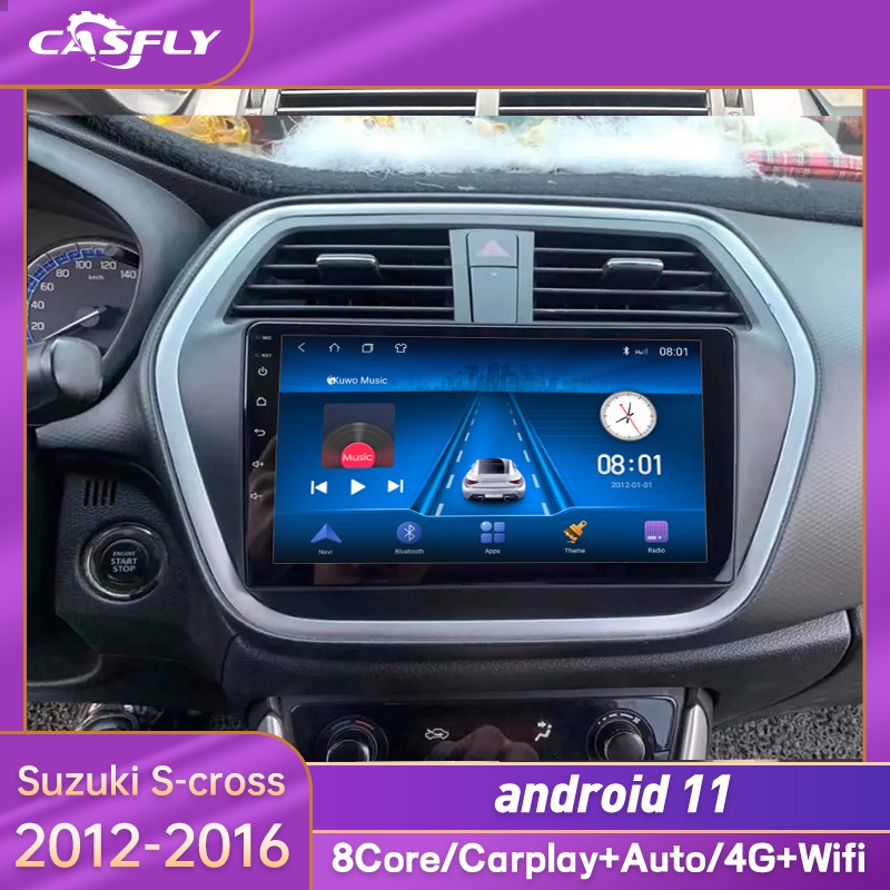 2 din Android 10 Car Radio For Suzuki SX4 S-CROSS 2014-2017 android navigation gps radio stereo video multimedia Camera