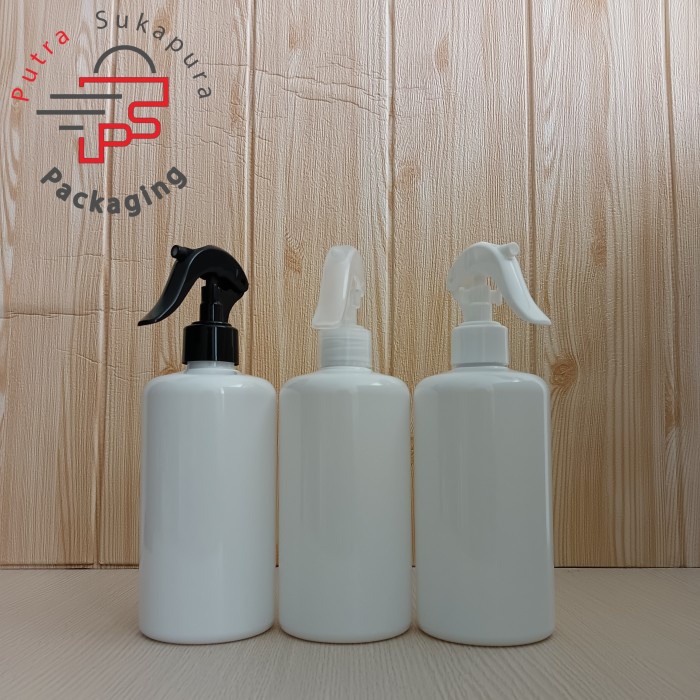 ขวดทริกเกอร์สัตว์เลี้ยงสีขาวขนาด 500 มล. ขวดสเปรย์ 500 มล. คอทริกเกอร์ itd