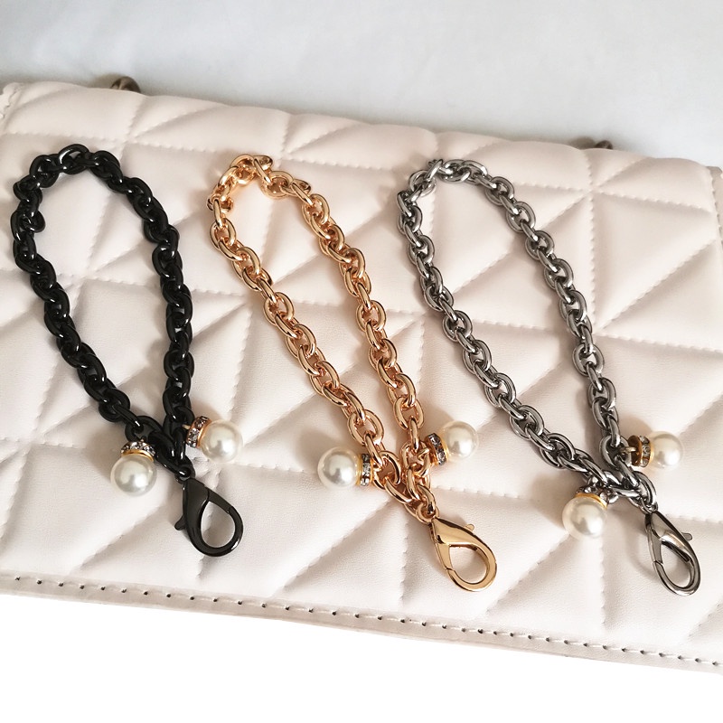 สายโซ่คล้องข้อมือ อเนกประสงค์ แฮนด์เมด อุปกรณ์เสริม สําหรับกระเป๋าสตางค์ กระเป๋าถือ เหรียญ