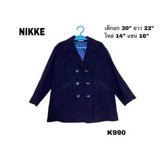 NIKKE เสื้อกันหนาวเด็ก อก 30 นิ้ว ยาว 22 นิ้ว K990