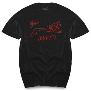 เสื้อยืดคอกลม♠◆☇TWIN PEAKS - BANG BANG BAR - CULT TV/MOVIE - T-SHIRT - S to XL - 100% cotton men&amp; top tees สินค้า