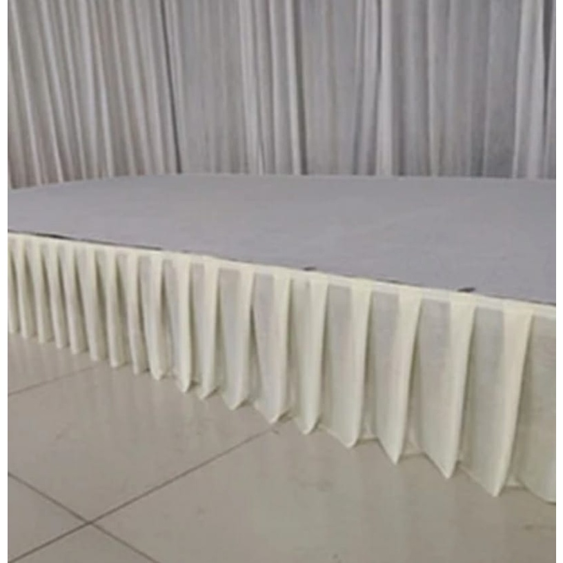 TABLE DECORATION/MJAA SKIRT/FRIED TABLE SKIRT 85CM HEIGHT X 200CM LENGTH