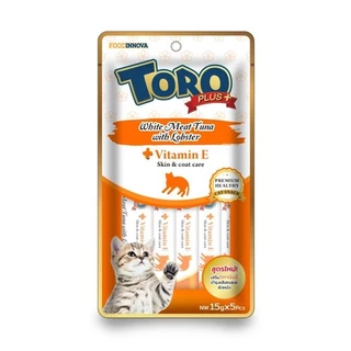 แมวเลีย โทโรโทโร่ พลัส toro toro plus 15 กรัม (แพ็ค5 ซอง)