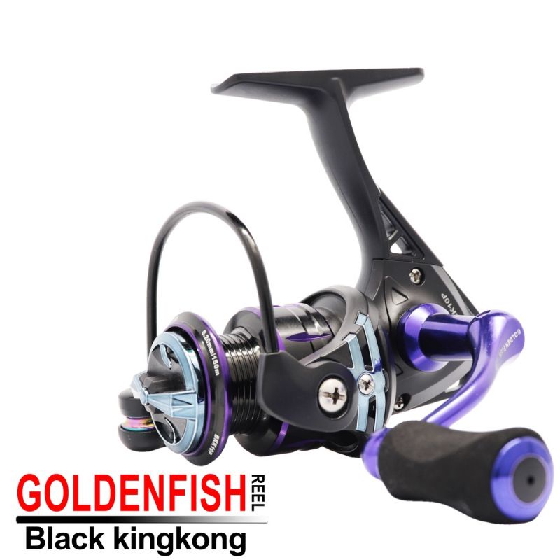 Rell Power Handle Golden Fish Black Kingkong Original 1000-6000
