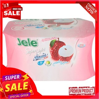 เจเล่ซุปเปอไลท์ซัมเมอเฟรชลิ้นจี่125ก.X6JELE SUPER LIGHT SUMMERFRESH LYCHEE125X6