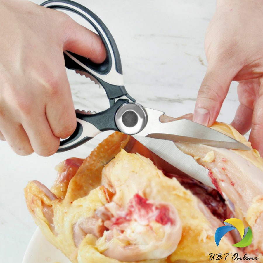 UBT กรรไกรตัดอาหาร กรรไกรสารพัดประโยชน์ กรรไกรสแตนเลส อุปกรณ์เครื่องครัว Kitchen scissors