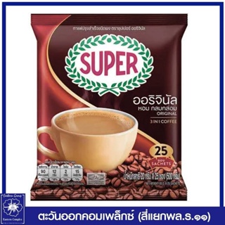 *(แพ็ค 3 คุ้มกว่า) ซุปเปอร์กาแฟ คอฟฟี่ริช 3 อิน 1 ออริจินัล (สีแดง) 20 กรัม แพ็ค 25 ซอง 0040