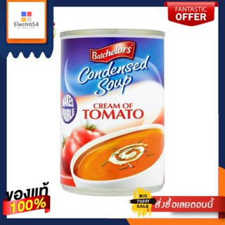 Batchelors Condensed Soup Cream of Tomato Soup 295g แบ้ดเชอเลอร์ส ซุปครีมมะเขือเทศเข้มข้น295 กรัม