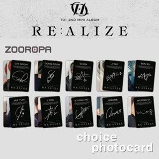 [ZOOROPA] TO1 RE:ALIZE REAL ver. 2 Photo cards [Original]