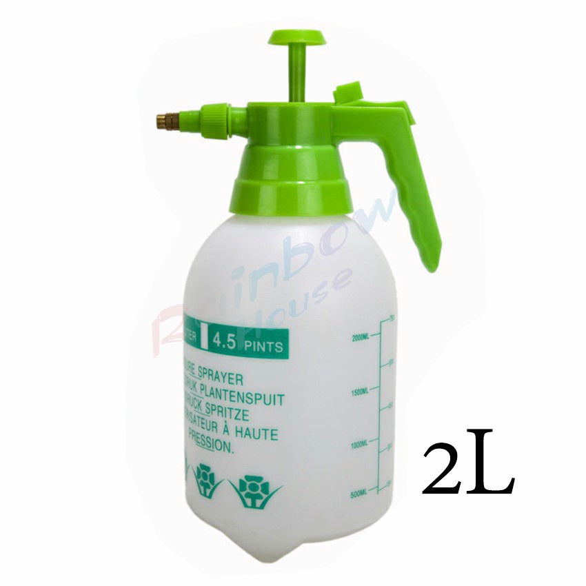 Rainbow กระป๋องฉีด ขวดสเปรย์รดน้ำ 2L ถังพ่นปุ๋ย กระบอกฉีดน้ำแรงดัน Watering spray bottle