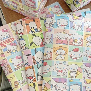 9 ชิ้น / เซต Sanrio Mymelody Cinnamoroll วอลล์เปเปอร์ กระดาษหัตถกรรม ดอกไม้ ห่อกระดาษ ของขวัญ บรรจุกระดาษ ตกแต่งบ้าน อุปกรณ์งานเลี้ยง เทศกาล